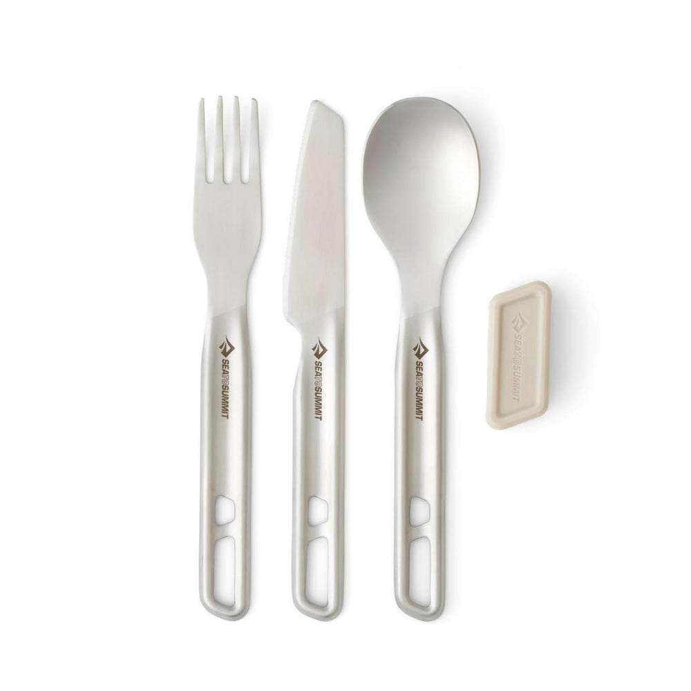 Sea to Summit Detour knife: rugged stainless steel for durable camp meals.