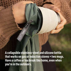 Sea to Summit Detour collapsible mugs ready for compact camping hydration.