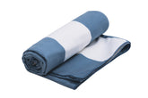 Sea to Summit Drylite towel XX-Large folded for compact packing and travel.
