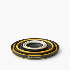 Sea to Summit Frontier cup with nylon rings highlights heat-shielded grip.