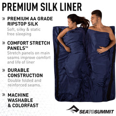 Sea to Summit silk liner enhances hygiene in hotels and hostels