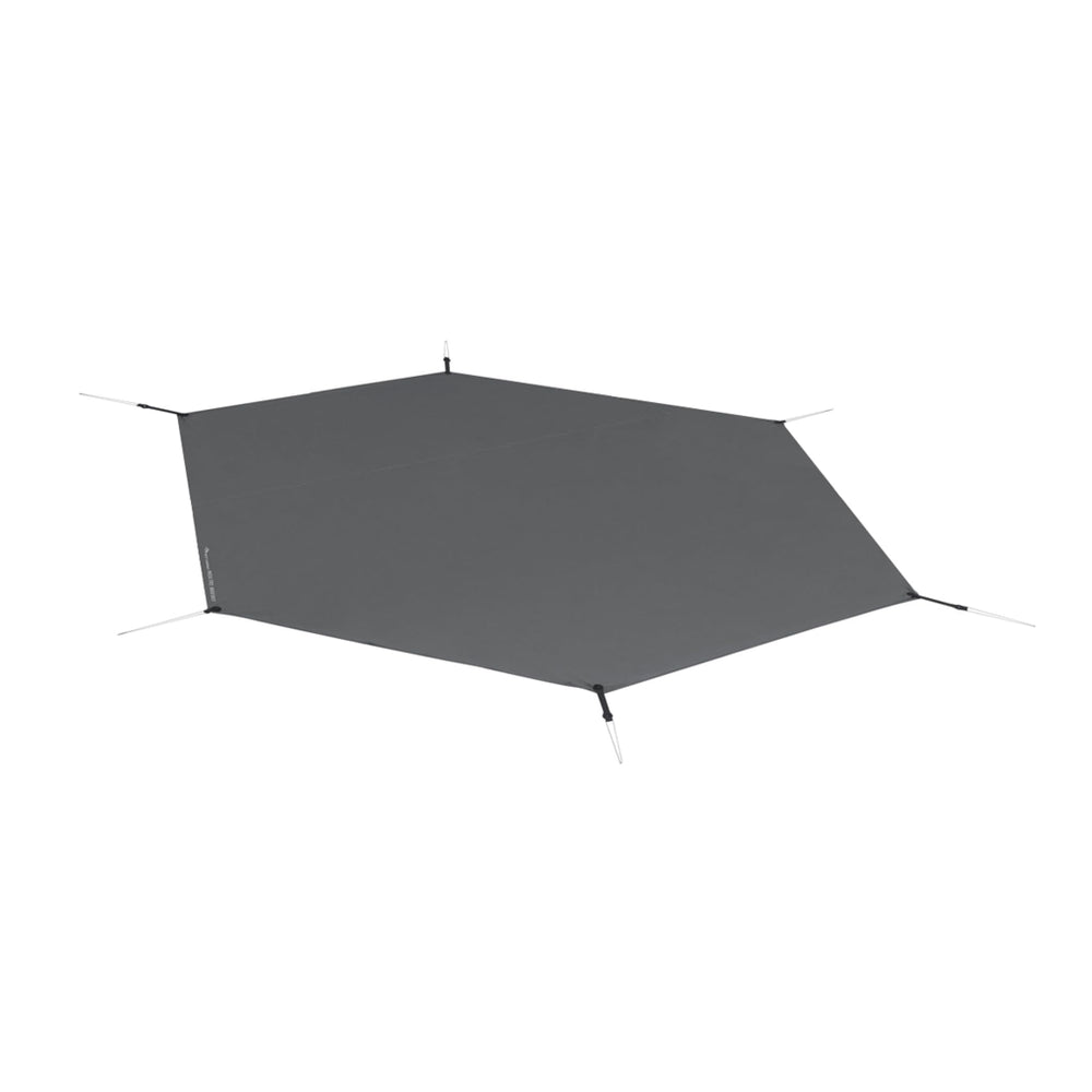 Sea to Summit Ikos Bigfoot Footprint packed-compact for ultralight trips.