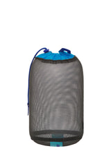 Sea to Summit 1.5L lightweight mesh sack shows contents for quick organization.
