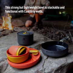 Sea to Summit Passage Bowl with Cool-Grip side handle ideal for hot meals on the trail