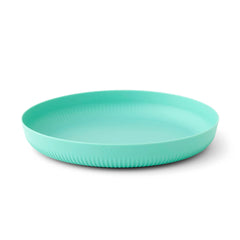 Sea to Summit Passage Camping Plate top view in Aqua Sea Blue for trail meals.