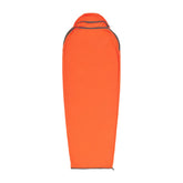 Sea to Summit Reactor liner in pack adds warmth for cold nights.