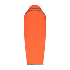 Sea to Summit Reactor liner in pack adds warmth for cold nights.