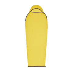 Sea to Summit Reactor liner knit fabric offers flexible movement for cozy warmth on camping nights.