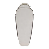Sea to Summit Silk Blend Liner in mummy cut enhances warmth and compact packing comfort.