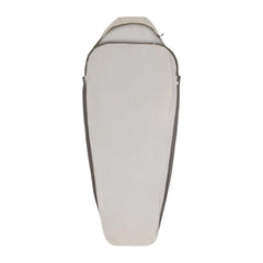 Sea to Summit Silk Blend Liner in mummy cut enhances warmth and compact packing comfort.