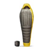 Sea to Summit Spark 15-degree regular packed in Ultra-Sil sack for compact backpacking