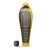 Sea to Summit Spark hood closeup highlights snug warmth for cool nights on the trail