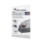 Sea to Summit Telos Gear Loft attached to tent ceiling for quick access.