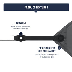 Sea to Summit Telos Lightfoot Footprint enables Fly Only tent configuration for ultralight trips.