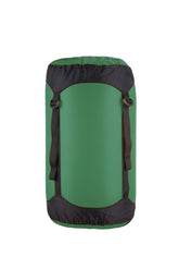 Sea to Summit Ultra-Sil Compression Sack 14L forest green close-up showing compact design.