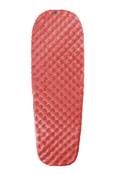Sea to Summit ultralight insulated sleeping pad inflated for warm, 3-season camping comfort.