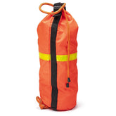SEACHOICE 45443 rescue line throw bag, front view, high-visibility for quick, controlled rescues.