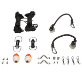 Seachoice Premium Outrigger Kit bag showing organized storage for quick deployment.