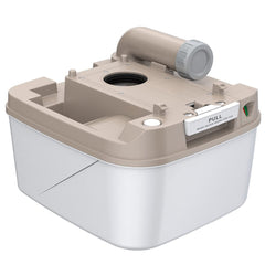 SEAFLO ergonomic-handle portable toilet for simple transport and handling.