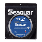 Seaguar Blue Label leader 150lb 110yds clear spool shows strong, reliable big-game performance.