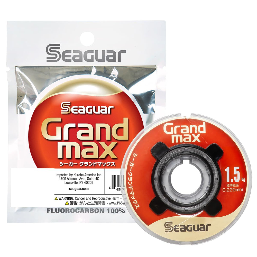 Seaguar Grand Max 66yd 40lb clear line for low-visibility underwater presence