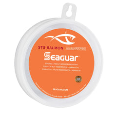 Seaguar STS leader close-up shows abrasion resistance for freshwater fishing