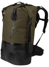 SealLine Pro Pack 70L front view showing rugged waterproof protection for river expeditions.