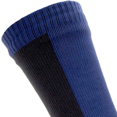 SEALSKINZ Starston sock calf area showing mid-length coverage for windproof protection.
