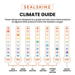 SEALSKINZ Thetford oversock worn with cleated footwear for all-weather comfort