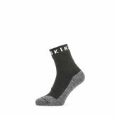 SEALSKINZ waterproof warm weather ankle socks front view showing dry feet and soft knit