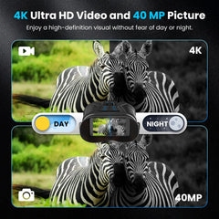 Seanme night vision goggles 3-inch display enhances viewing in any lighting condition