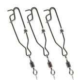 SeaQualizer longline snaps 3-inch pack close-up showing durable stainless steel construction