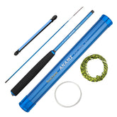 SeaQuest ANAMI 6ft10 tenkara rod folded for easy travel and storage.