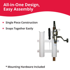SeaSense rod holder with pliers slot keeps essential tools within reach