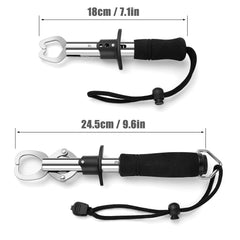 Stainless steel body and spring-loaded mechanism of SEASHARK lip gripper