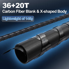 SEASIR Overcast BFS rod 8'6" two-piece compact design for portability