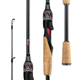 SEASIR Repeater II rod close-up shows 36T carbon blank for responsive feel