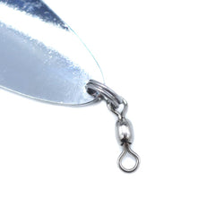 SEASKY Flutter Spoon 8in (3.5oz) in Yellow/Chrome Silver – Saltwater Lure