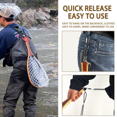 SEASPRO compact 23.62in landing net for easy transport