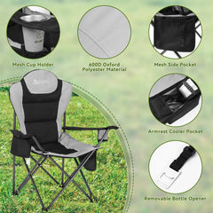 Seazul folded chair compact for easy carrying and storage