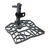Sebnux aluminum tree saddle platform with non-slip coating for steady hunting setup.