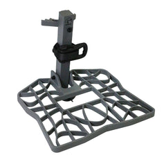 Sebnux aluminum tree saddle platform with non-slip coating for steady hunting setup.
