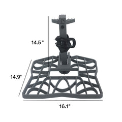 Sebnux tree saddle platform shows 16x15 inch standing area for stable footing.