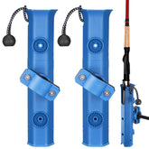 Seenelling 2-pack pole mount fishing rod holders blue front view