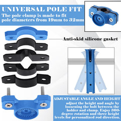 Adjustable angle and height mechanism close-up
