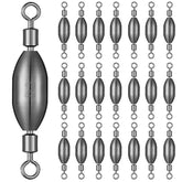 Seenelling brass fishing sinker 0.25 oz with rolling swivels pack of 20