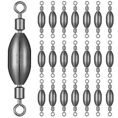 Seenelling brass fishing sinker 0.25 oz with rolling swivels pack of 20