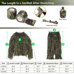 Seeutek camouflage strap allows quick adjustments in the field.