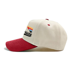 Sefgaen Colorado Mountains hat denim texture for a casual rugged look.