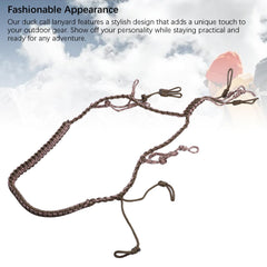 Segrehy duck call lanyard shows multifunctional gear design for organizing calls.